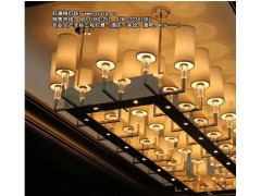 宴會廳接待廳i現代簡約風格藝術不銹鋼工程吊燈-- 中山市古鎮軒瀾格燈飾廠(酒店工程燈飾銷售）