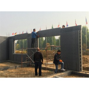 建房用SW鋼網夾芯板，建筑不拆保溫不