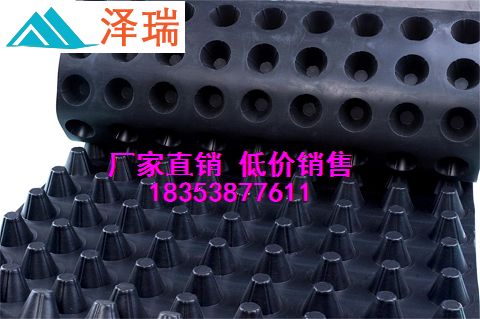 2.5公分蓄水排水板供應(yīng)√上海車庫(kù)濾水排水板-- 泰安市澤瑞蓄排水土工材料有限公司